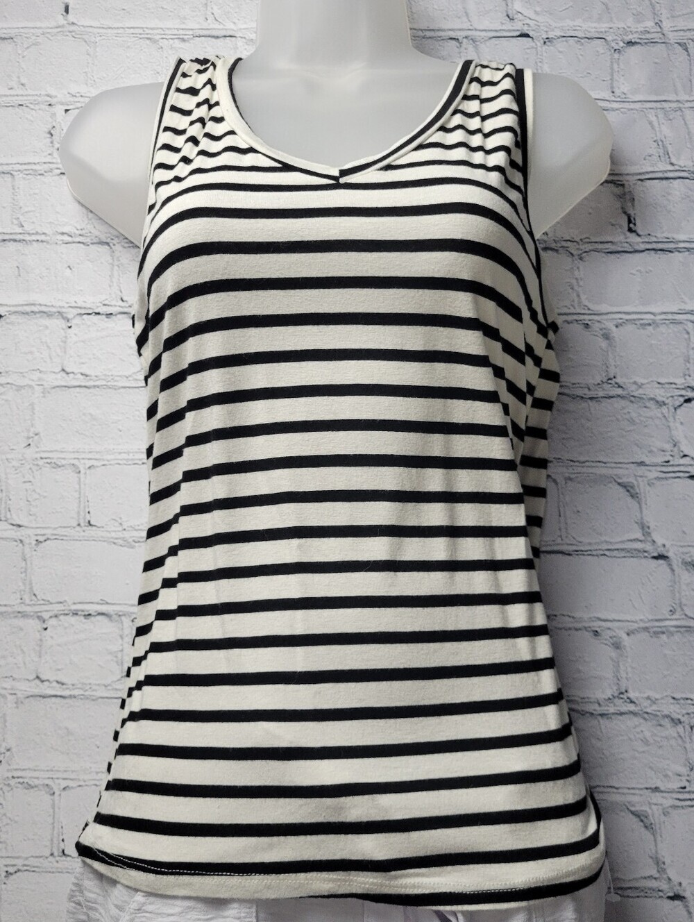 Green Envelope Size S Striped Tank Top
